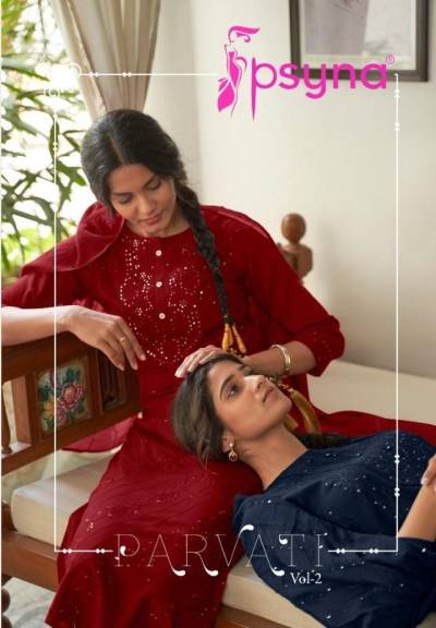 Parvati Vol 2 By Psyna Designer Readymade Salwar Kameez Collection